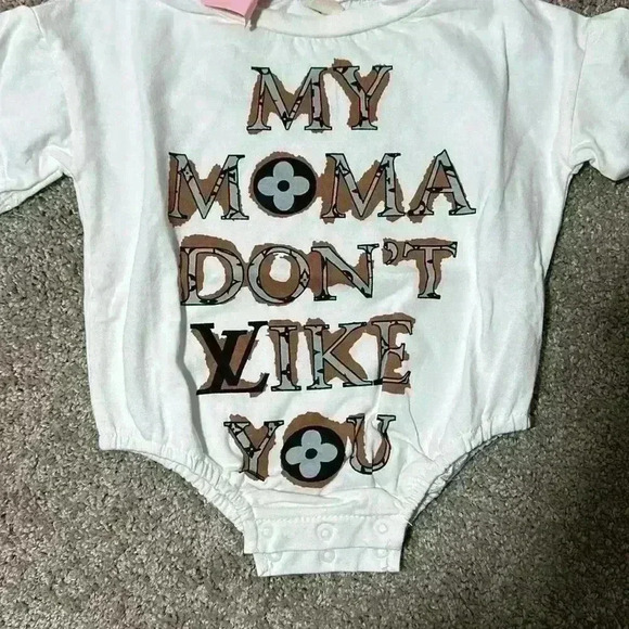 Cotton t-shirt baby onesie 0-6 months - Picture 3 of 4